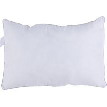 alpina Pillow 60 x 40 cm - Oreiller pour le lit et la chambre à coucher - respirant, évacuant l'humidité et lavable en machine - pour les dormeurs sur le ventre, le dos et les côtés - Microfibre/Coton - Blanc