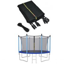 Filet de sécurité pour trampoline de jardin - Coast - Ø366 cm - Noir