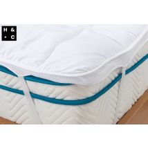 Home & Comfort Surmatelas 90*200cm - Soutien et réduction de la pression - Lavable - Antiallergique