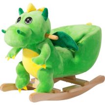 Spielwerk Fauteuil à bascule enfant dino avec ceinture de sécurité