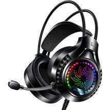 Casque de jeu VERTREX avec microphone - PC, PS5, PS4, Xbox, Nintendo Switch - son surround 7.1