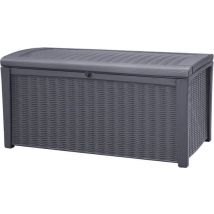 Keter - Borneo boîte de rangement - 416 litres - 129,5 x 62,5 x 70 cm - Anthracite
