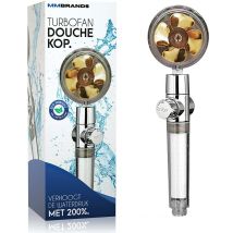 Pommeau de douche MM Brands Jets rotatifs à 360°