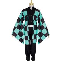 Demon Slayer - Cloak Tanjiro - Cloak - One size - Cape - Cloak - Cosplay - Manga - Anime - Figure - Clothing - Merchandise