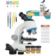 Microscope - ODESSEY - avec boîte à outils - Grossissement 1200X - Modèle Julius