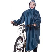 Fuegobird - Poncho Pluie - Vélo Randonnée Moto - Poncho Extérieur - Poncho Qualité - Taille unique - Unisexe Cyan