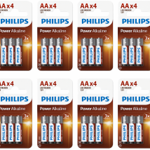 Philips Power Alkaline - Piles AA - 16 pièces - Offre groupée