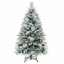 Arbre de Noël artificiel COAST, avec 8 modes d'éclairage et 472 embouts de branches en PE PVC