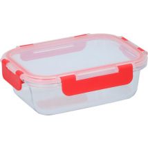 Boîte de conservation Alpina - 620 ml - Verre - Très robuste - Convient au congélateur, au four, au micro-ondes et au lave-vaisselle