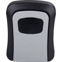 Coffre à clés Kinzo - avec serrure à chiffres - code à 4 chiffres - 10 000 combinaisons de chiffres - utilisation à l'intérieur et à l'extérieur - boîtier métallique robuste - étanche - montage mural