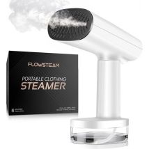 FLOWSTEAM® Luxury Clothes steamer - Défroisseur à main - Vêtements à la vapeur - Snow White Edition