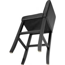 tectake - Tabouret de bar design et luxueux tabouret de bar noir - 400551