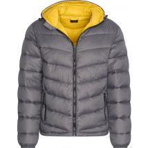 Cappuccino Italia - Veste Homme Veste d'hiver à capuche Anthracite - Gris - Taille XXL