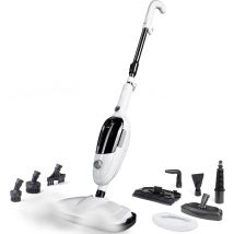 Balai Vapeur Multifonctions - URGOODS - Nettoyeur vapeur - Élimine 99.9% des Bactéries - Manche extensible