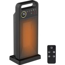 Nuvance - Réchaud électrique - 2000W - Réchaud de terrasse - Réchaud céramique - Réchaud à ventilateur - Chauffage électrique