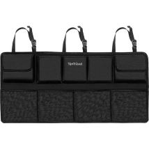 TenTravel Trunk Organizer - Car Organizer Trunk - Car Seat Organizer - Waterproof and Scratch Resistant - With 9 Storage Compartments