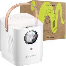 iMoshion Portable Beamer - Mini Beamer / Projecteur Full HD - Streaming via WiFi - Blanc