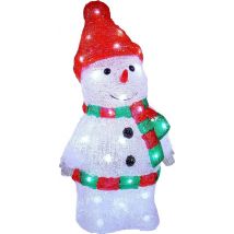 Luca Lighting Christmas Lights Outdoor Snowman - L20 x W15 x H35 cm - Multicolore