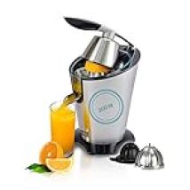 Centrifugeuse - LEBENLANG Extracteur de jus - Presse orange - 600W - 19 x 25 x 30 cm - Argenté