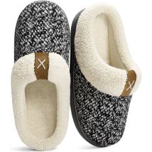 Chaussons Ladies - Chaussons - Taille 38/39 - Noir/Gris - Antidérapant - Comfeet