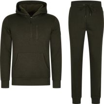 Mario Russo Tracksuit Achilles - Home suit - Jogging suit - Hoodie - Army Green - 3XL