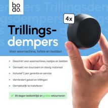 Bodo® - Amortisseurs de vibrations - Noir - Pieds pour lave-linge et sèche-linge