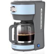 Westinghouse Retro Coffee Maker - Café filtre - Filtre réutilisable - 1.25L - 10 tasses - 1000W - Bleu