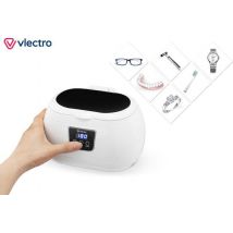 Nettoyeur à ultrasons Vlectro - 600 ml - Compact - USB rechargeable - 43 kHz
