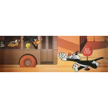 Looney Tunes - L'affiche du bus manqué