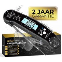 MostEssential Premium Meat Thermometer - Thermomètre pour barbecue - Noir