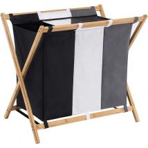 Panier à linge - 3 sacs - 143 L