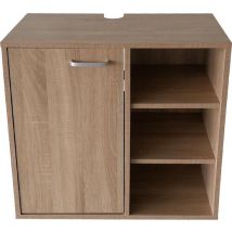 Meuble bas pour lavabo - meubles de salle de bains - marron