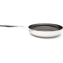 Crowd Cookware - Cocotte Blackbeard Ø28 cm - acier inoxydable - Résistant aux rayures et antiadhésif - Convient à toutes les sources de chaleur, y compris le four - Lavable au lave-vaisselle