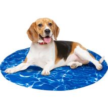 maxxpro Tapis réfrigérant pour animaux - Gel activant - ⌀60 cm - Bleu