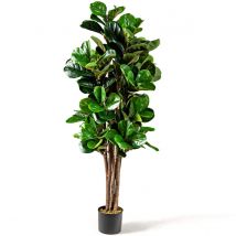 Plante artificielle - Coast - 1.5 m - figuier artificiel avec pot de fleurs