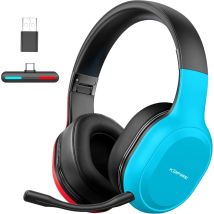 Kofire UT-01 2.4GHz Draadloze Gaming Headset - Over ear koptelefoon - met microfoon - Geschikt voor PS4/PS5, Nintendo Switch