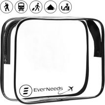 Trousse de toilette - EverNeeds - Transparent - Femmes et hommes - Organisateur - 1 pièce