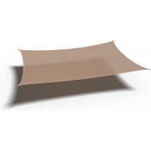 Platinum Sun & Shade - Coolfit - Toile d'ombrage - Rectangle - 500x300cm - Sable - Garantie 5 ans - 95% de protection UV - Tissu solide 285 g/m² - Grande solidité des couleurs