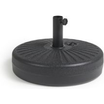 Lifa Garden - Pied de parasol - Pied pivotant - Remplissable jusqu'à 22 kg - ø de parasol jusqu'à 4,5 m - Sable ou eau - ø 51 cm - Plastique