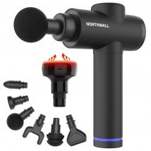 Northgun Prime avec tête de massage à chaleur - 30 niveaux - Noir