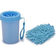 maxxpro Dog Paws Cleaner - 4 Piece Set - Dog Brush - Dog Paws Cleaning - Blue