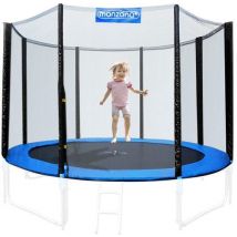 Monzana Safety Net Trampoline - pour 8 poteaux de fixation - Ø305cm