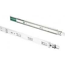 GTV H45 Glissières de tiroir Versalite Plus+ - guidage à billes avec amortissement - hauteur = 45 mm - capacité de charge 30 kg - 400 mm