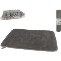 Alfombra - tapis de bain doux - tapis - salle de bain - 40x60cm - anthracite