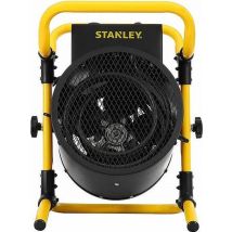 Stanley Workshop heater ST-305-231-E - jusqu'à 50m2 - Aussi ventilateur d'air froid - Noir/ Jaune