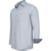 Cappuccino Italia - Chemises Hommes Chemise stretch Milano - Gris - Taille M