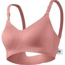 Vulpes Goods® BabyCare - Soutien-gorge d'allaitement sans armature - Soutien-gorge de maternité - Soutien-gorge d'allaitement sans couture - Soutien-gorge de nuit - bretelle réglable - tissu ultra doux - rembourrage amovible - devant avec rabat - pratique