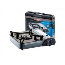 Cuisinière à gaz portable - Kemper - 2200W - 33x29x8 cm - Gris