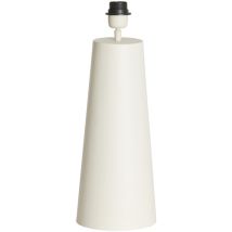 Yelos Base de lampe Ø18x43 cm - Crème mate - Design intemporel et élégant