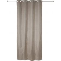 Beau Home Rideau à oeillets - PC rayures - 280 x 280 cm - Beige